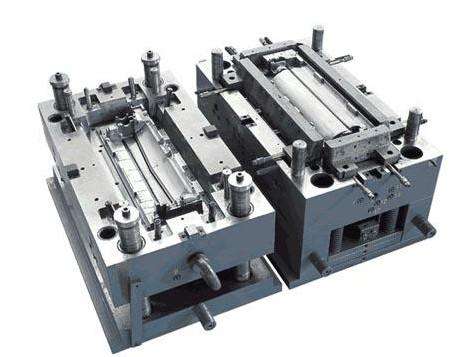 注塑模具動、定模采用鑲塊形式